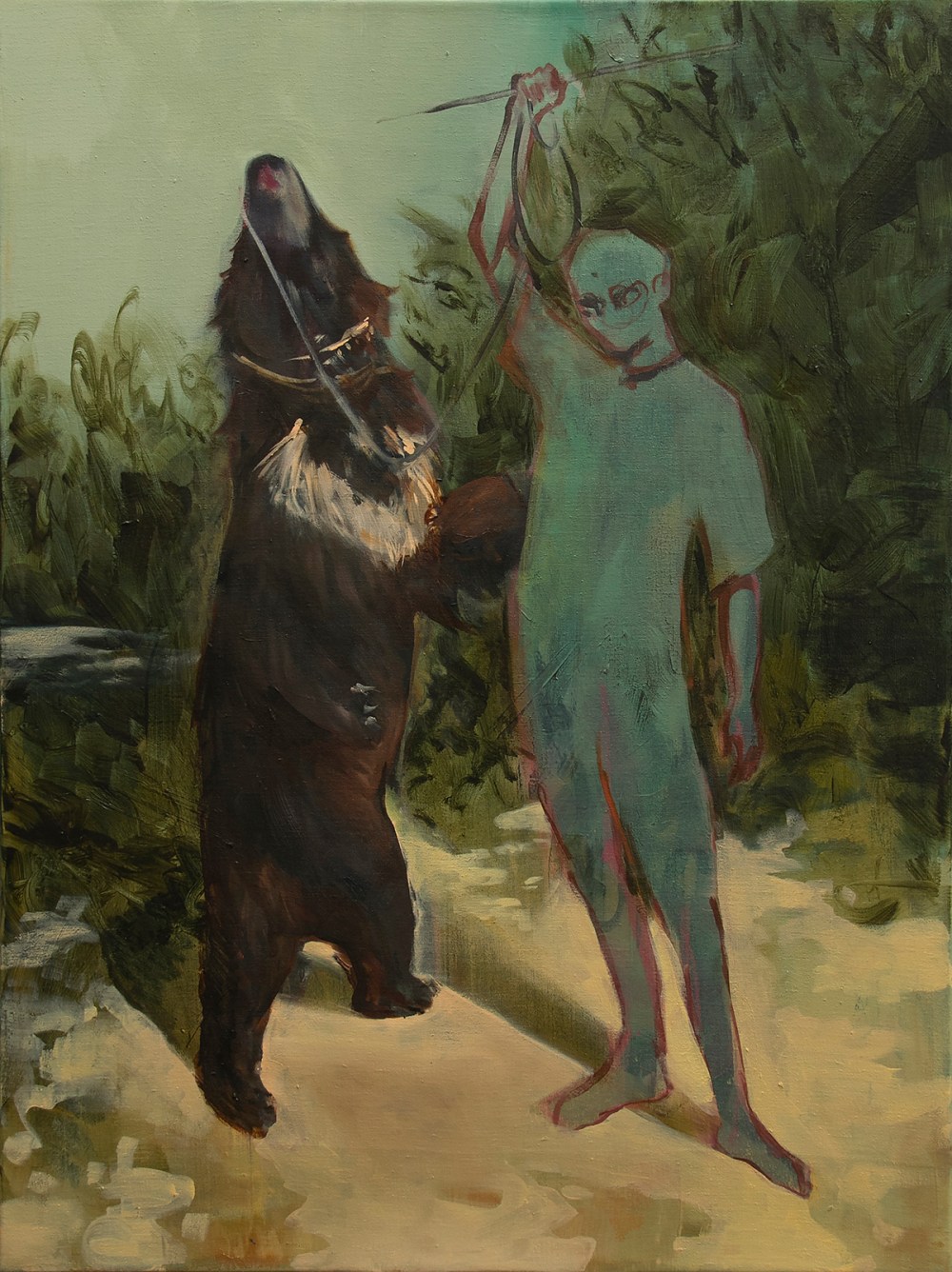 Ghost Dog oil on canvas, 79x60 cm