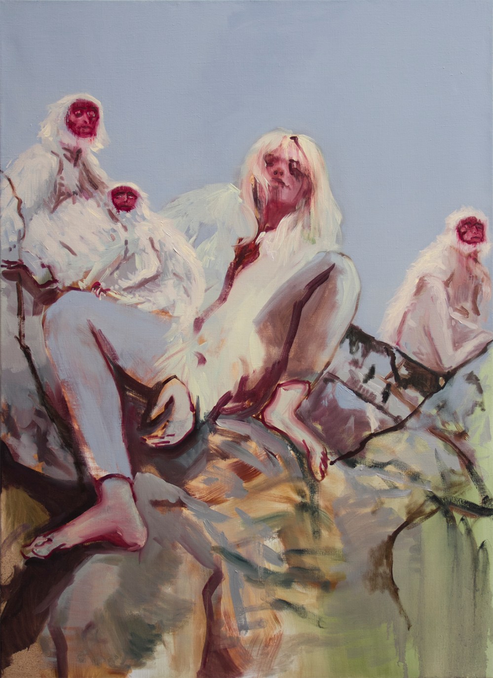 Tied In oil on canvas, 110x80cm